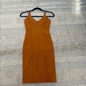 Camel tone dress